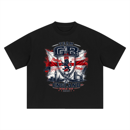 SHOPHOODIE® TEAM GB WORLD CUP 2026 BOXY OVERSIZED T-SHIRT