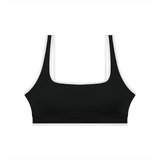 SHOPHOODIE Women's Color Block Yoga Sports Bra