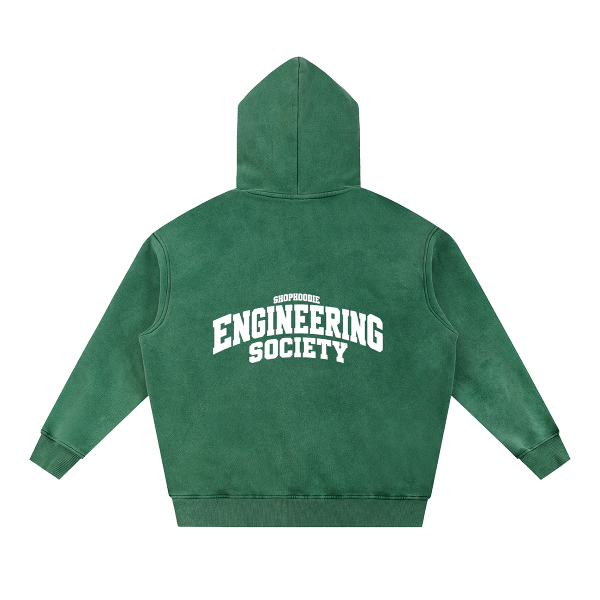 SHOPHOODIE® CAMPUS ENGINEERING SOCIETY Fleece Oversized Hoodie — 355 GSM — view 14
