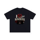 Shophoodie I Love Manchester Unisex Oversized Cotton T-Shirt