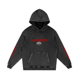 SHOPHOODIE® Loose Cotton London Hoodie & Drawstring Jogged Sweatpants V Complete Set