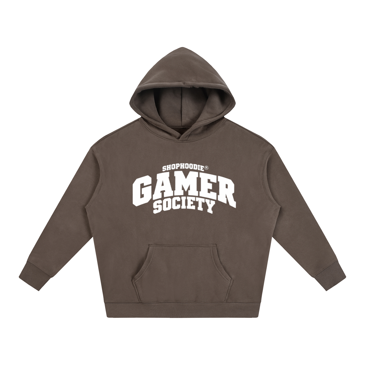 SHOPHOODIE® CAMPUS GAMER SOCIETY Oversized Fleece Hoodie — 350 GSM — view 15
