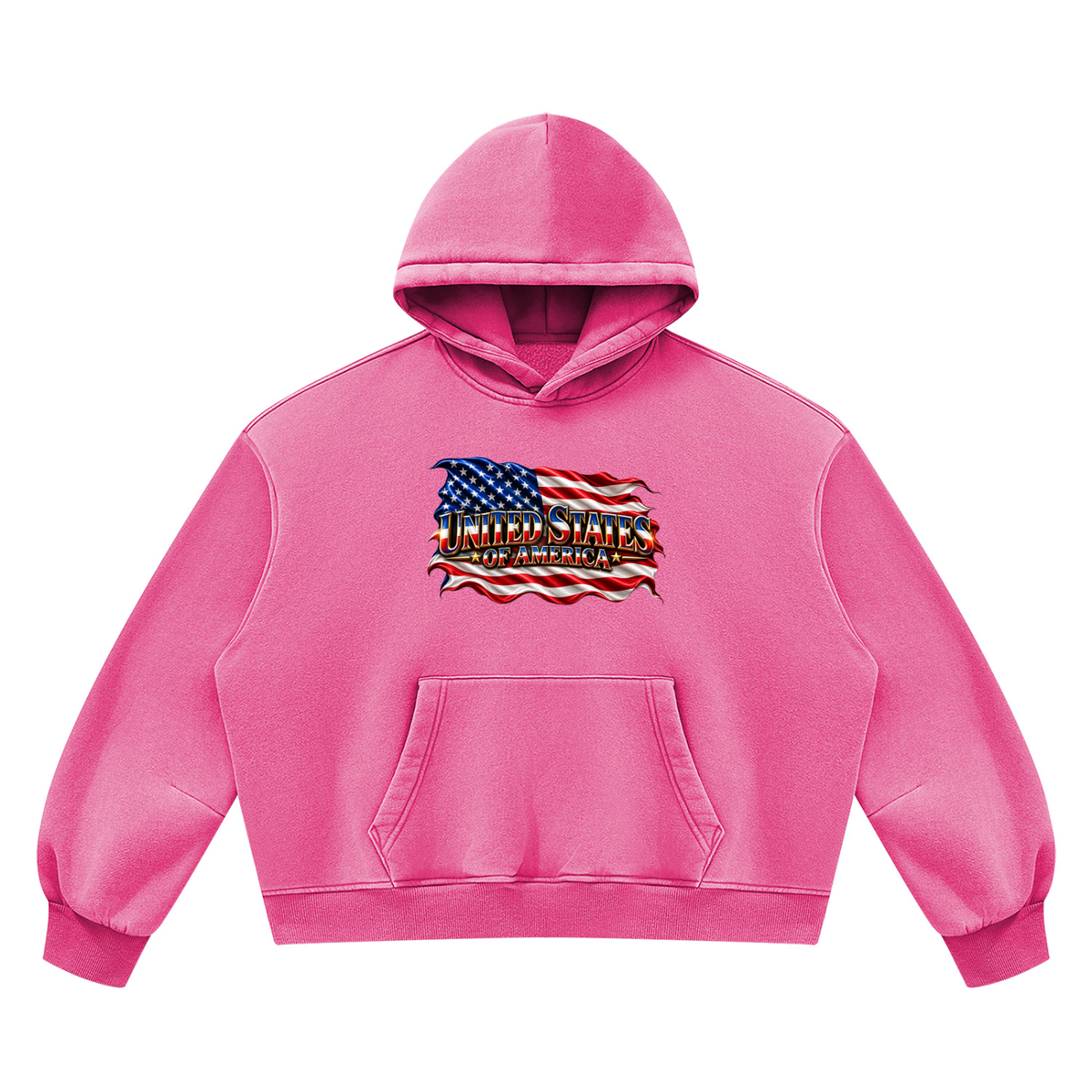 SHOPHOODIE UNITED STATES Vintage Wash Boxy Hoodie