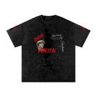 SHOPHOODIE® Cross Snow Washed Oversized Cotton T-Shirt