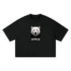 SHOPHOODIE POLAR BEAR Drop Shoulder Unisex Heavyweight Boxy T-Shirt
