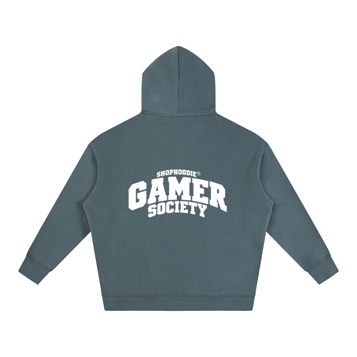 SHOPHOODIE® CAMPUS GAMER SOCIETY Oversized Fleece Hoodie — 350 GSM — view 18