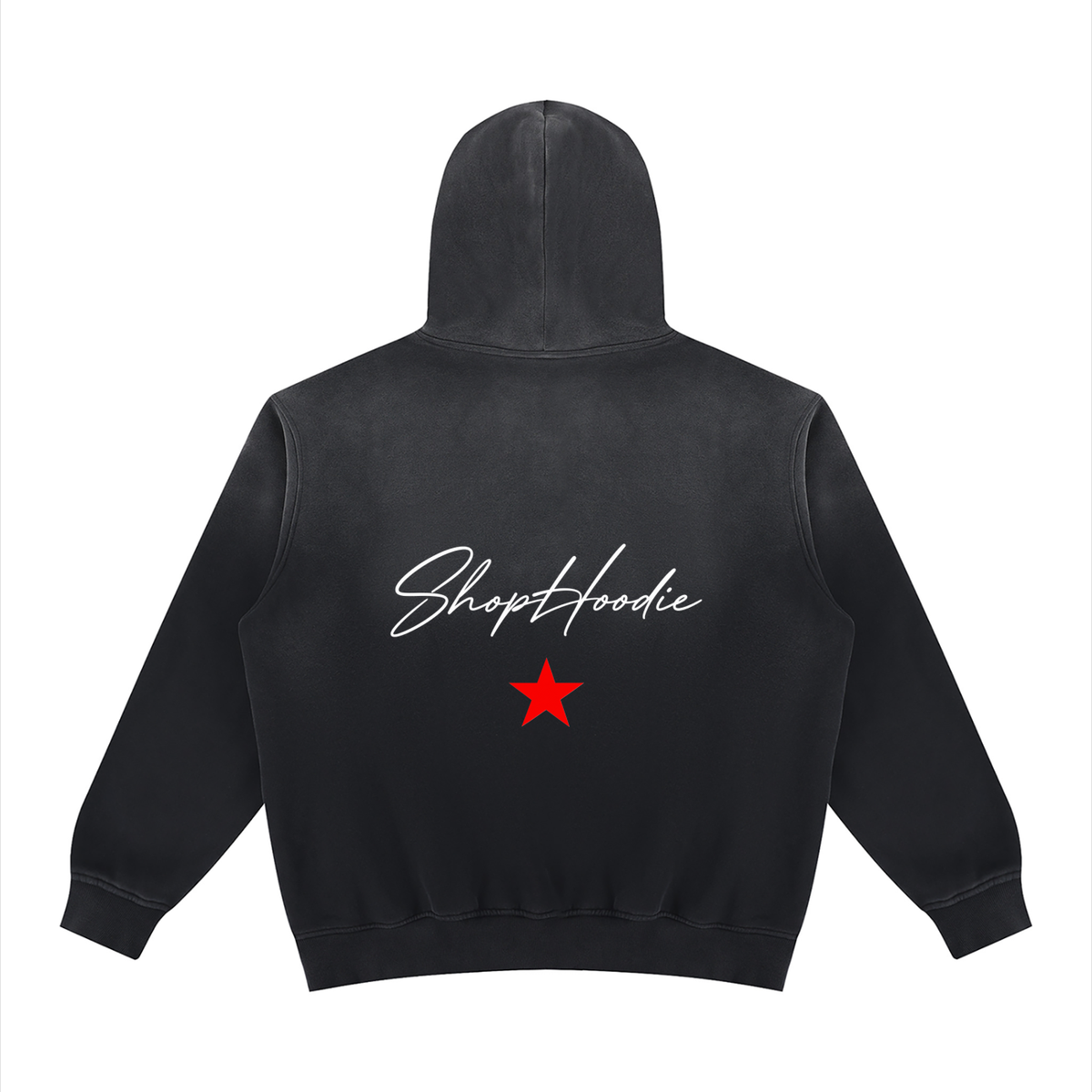 SHOPHOODIE® SIGNATURE Vintage Wash Fleece Hoodie — 355 GSM — view 2
