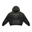 Frayed Sunfade Boxy Fleece Hoodie by Shop Hoodie