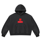 SHOPHOODIE AVANT BOX LOGO Vintage Wash Boxy Hoodie