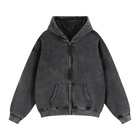 SHOPHOODIE Zip-Through Boxy Fleece Hoodie