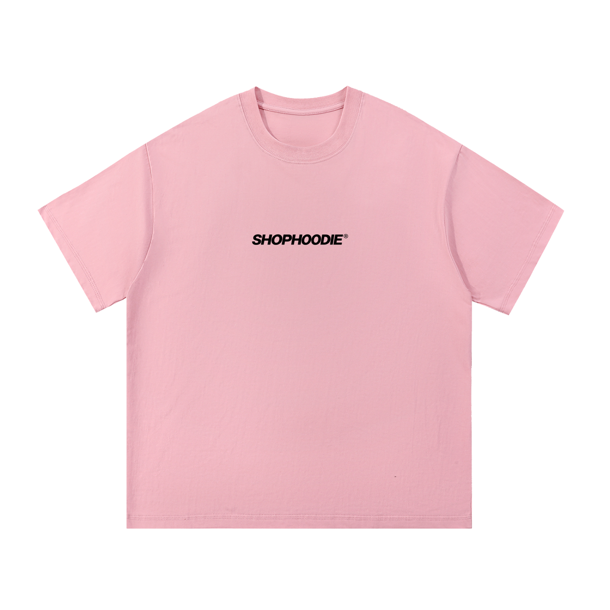 SHOPHOODIE® LONDON BLANK unisex 260 GSM oversized cotton T-shirt — product view 9