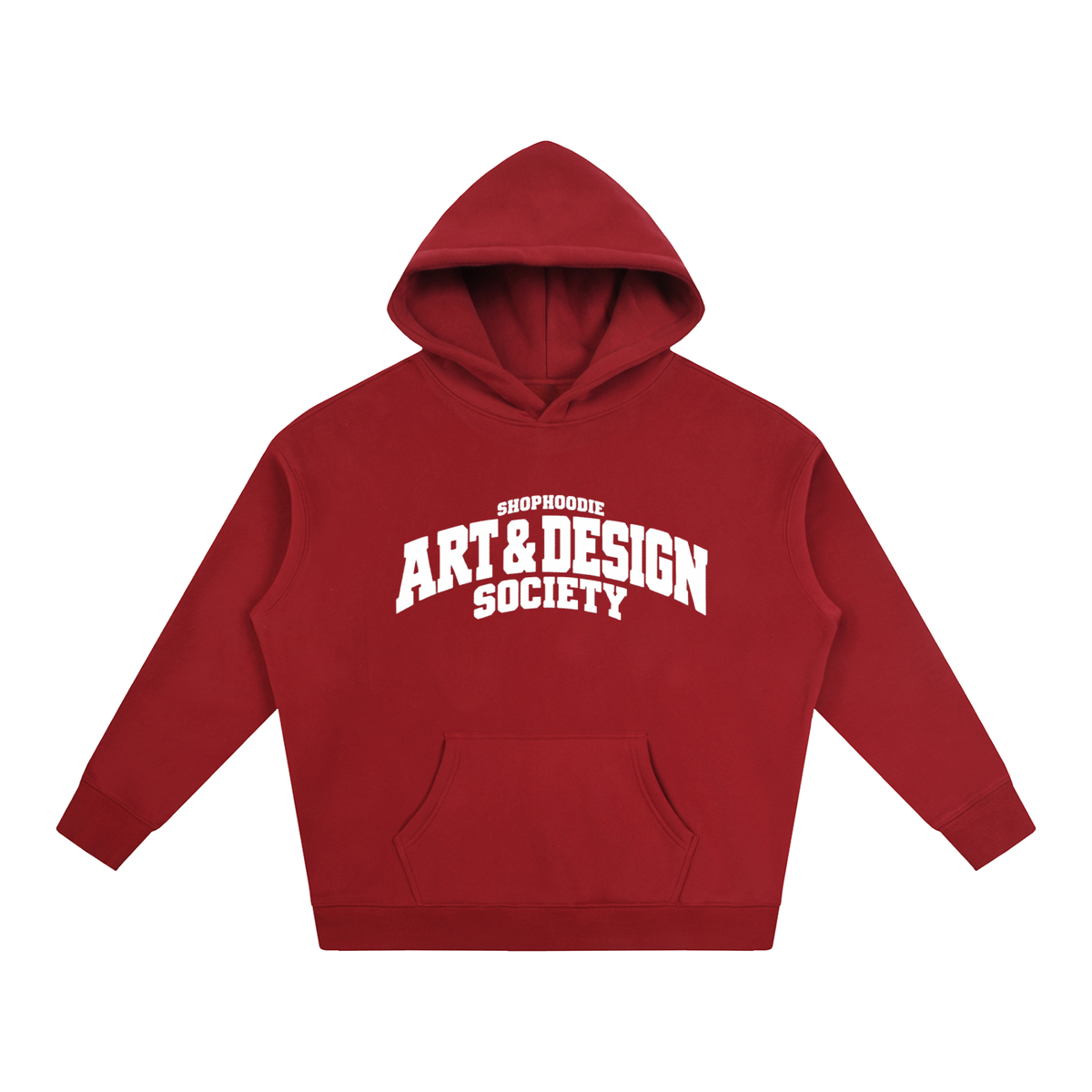 SHOPHOODIE® CAMPUS ART & DESIGN SOCIETY Oversized Fleece Hoodie — 350 GSM — view 43