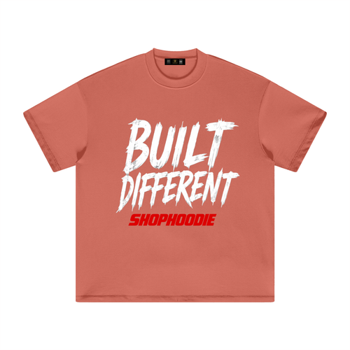 SHOPHOODIE BUILT DIFFERENT T-SHIRT-HEAVYWEIGHT