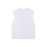SHOPHOODIE Raw Edge Cotton Tank Top