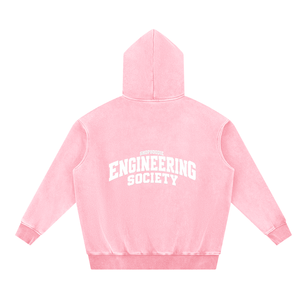 SHOPHOODIE® CAMPUS ENGINEERING SOCIETY Fleece Oversized Hoodie — 355 GSM — view 18