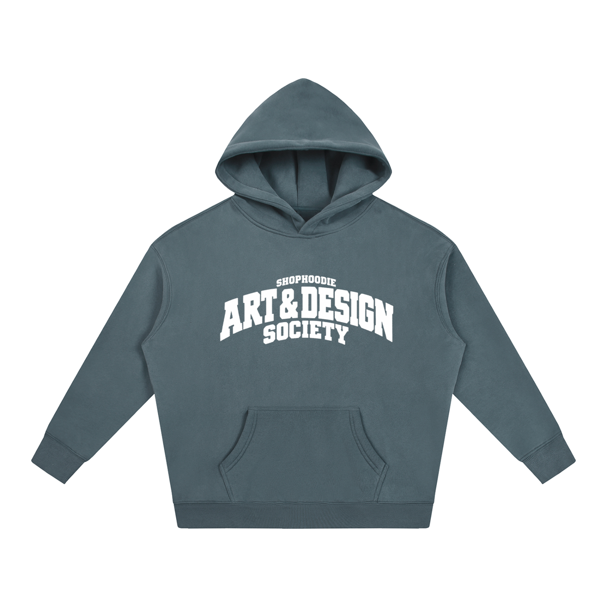 SHOPHOODIE® CAMPUS ART & DESIGN SOCIETY Oversized Fleece Hoodie — 350 GSM — view 35