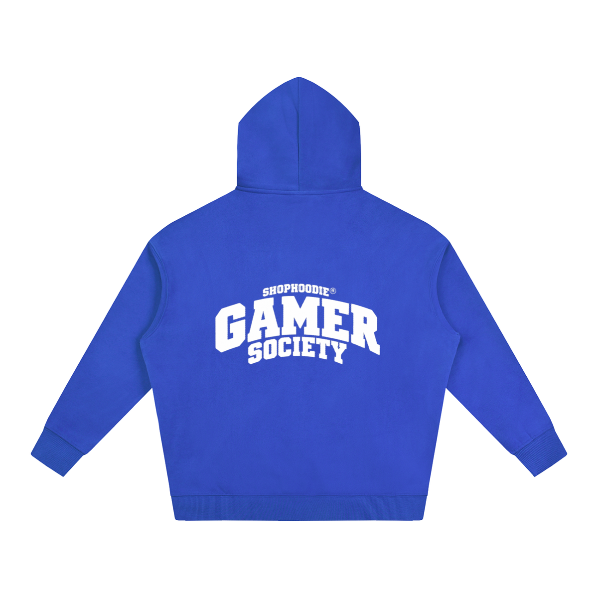 SHOPHOODIE® CAMPUS GAMER SOCIETY Oversized Fleece Hoodie — 350 GSM — view 6