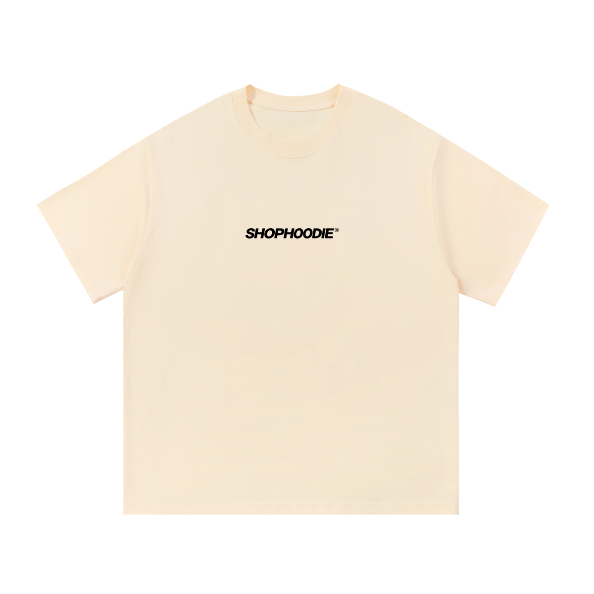 SHOPHOODIE® LONDON BLANK unisex 260 GSM oversized cotton T-shirt — product view 7
