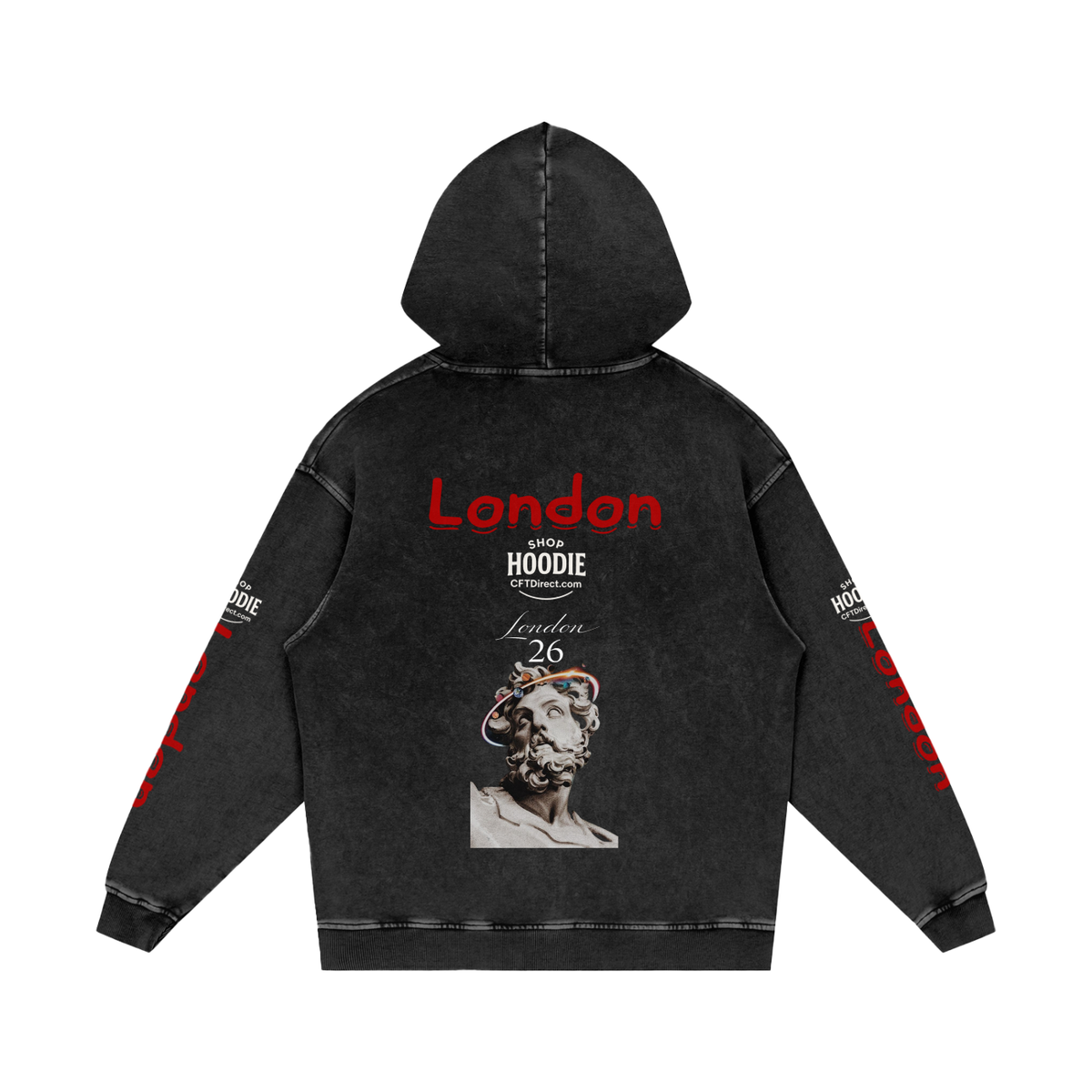 SHOPHOODIE® Loose Cotton London Premium Hoodie Drop 02 & Straight-Leg Sweatpants Complete Set – product image 3