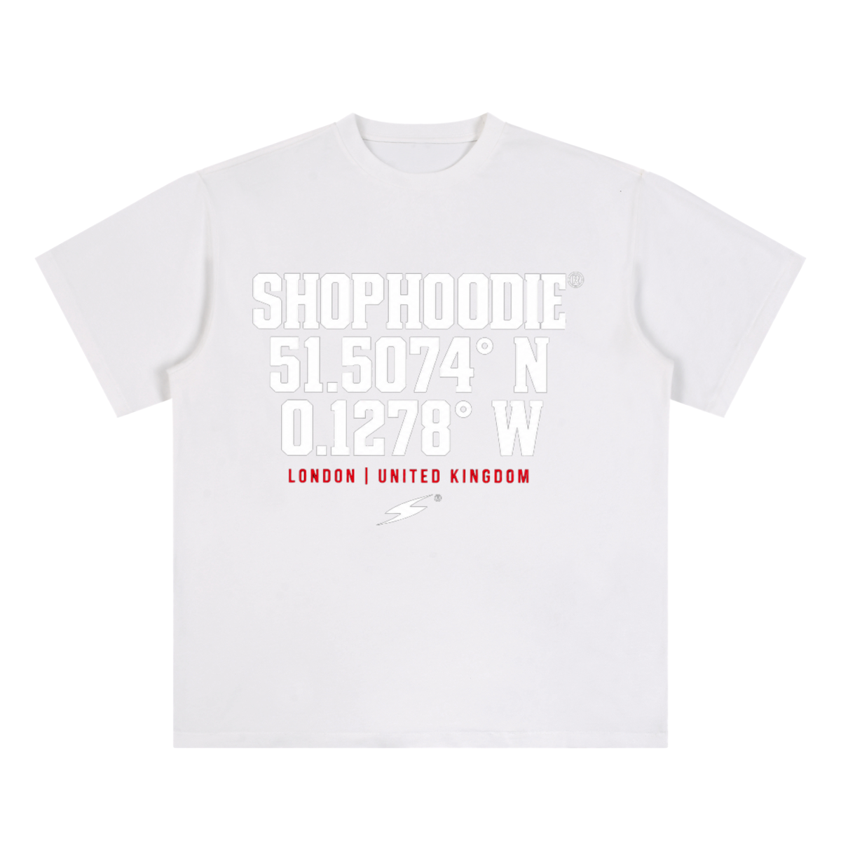 SHOPHOODIE® LONDON COORDINATE Loose-Fit Cotton T-Shirt — 260 GSM — product image 3
