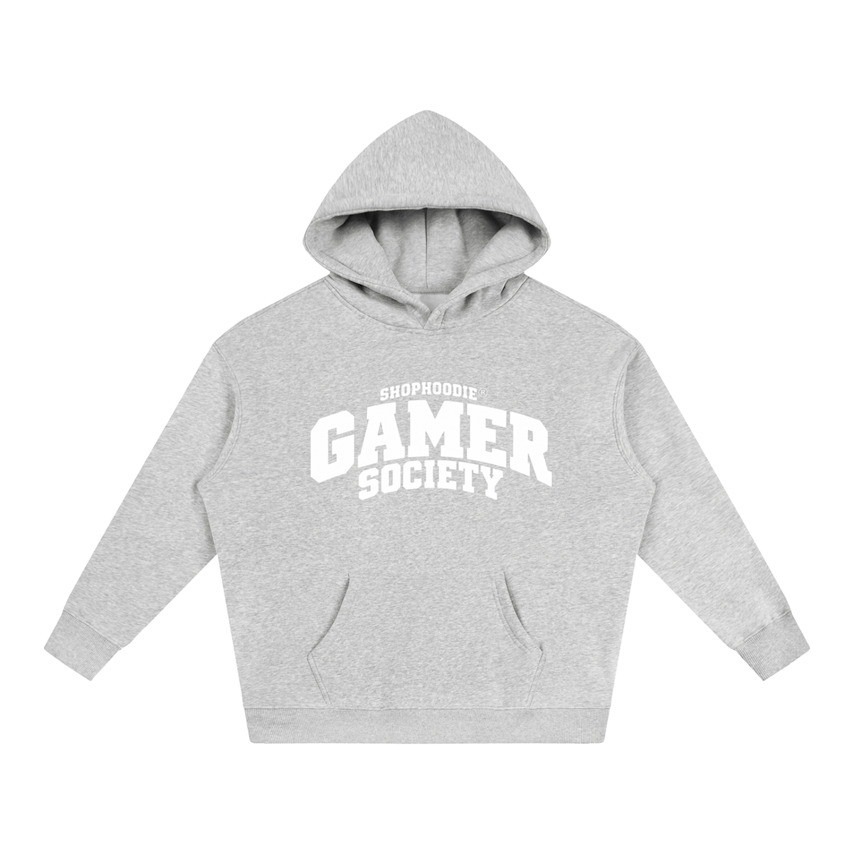 SHOPHOODIE® CAMPUS GAMER SOCIETY Oversized Fleece Hoodie — 350 GSM — view 37