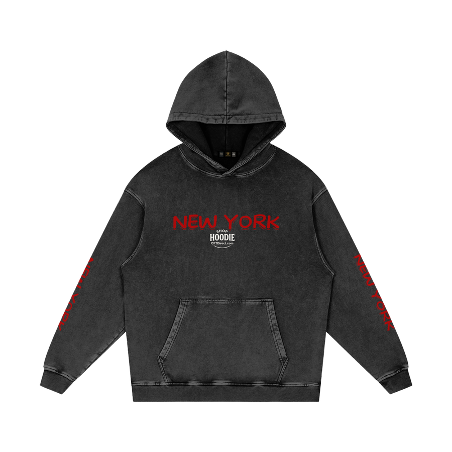 Loose Cotton New York Hoodie by SHOPHOODIE® — 420 GSM