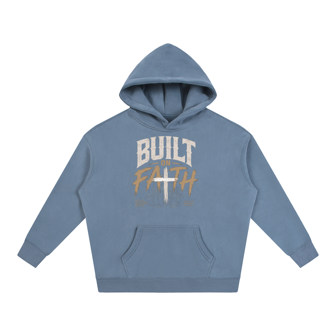 SHOPHOODIE®,Hoodies,Hoodie,SHOP HOODIE®,Built on faith,Christian hoodie