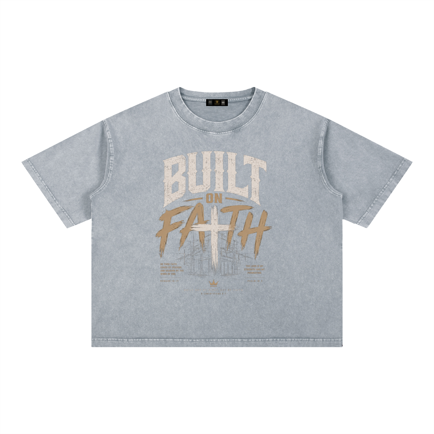 Shophoodies,Shophoodie,clothing,t shirt,built on faith,Christian t shirt