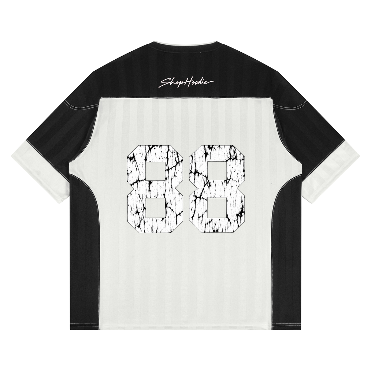 SHOPHOODIE® 88 Unisex Striped Raglan Jersey — 150 GSM — view 2