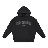 SHOPHOODIE® CREST Oversized Boxy Fit Fleece Hoodie — 345 GSM