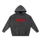 SHOPHOODIE® RED DRIPPING HEAVYWEIGHT HOODIE — SHOP HOODIE