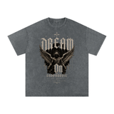 SHOPHOODIE® DREAM ON GOTHIC Oversized Cotton T-Shirt — 250 GSM