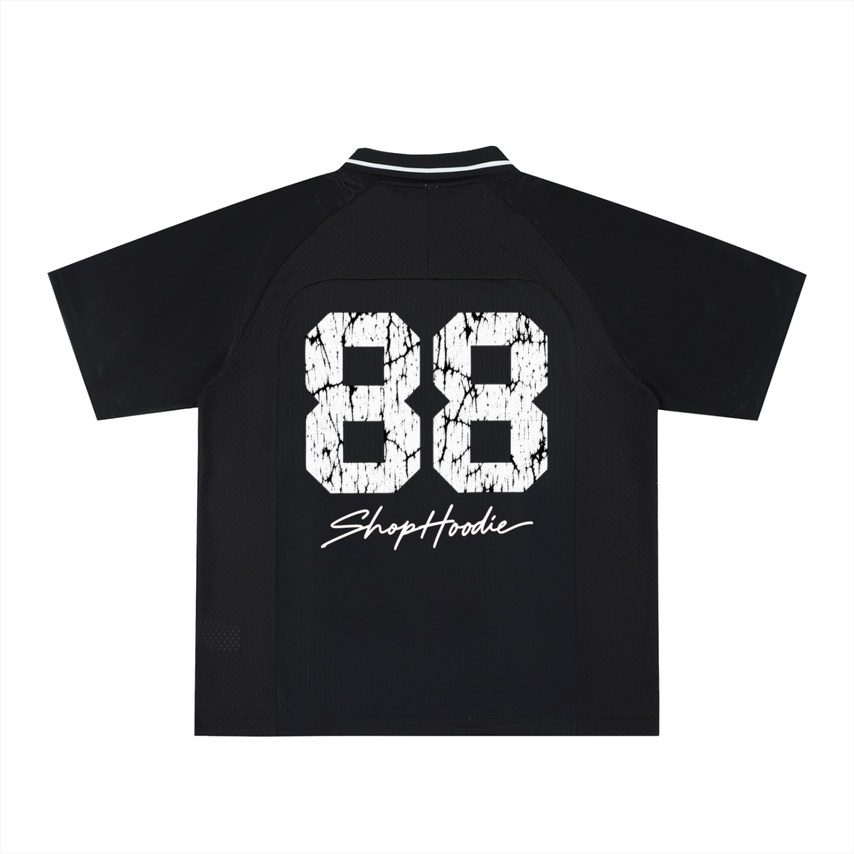SHOPHOODIE® 88 Striped Oversized V-Neck Soccer Jersey – product image 2