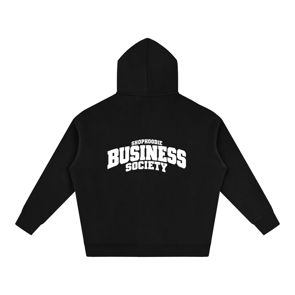 SHOPHOODIE® CAMPUS BUSINESS SOCIETY Oversized Fleece Hoodie — 350 GSM — view 2