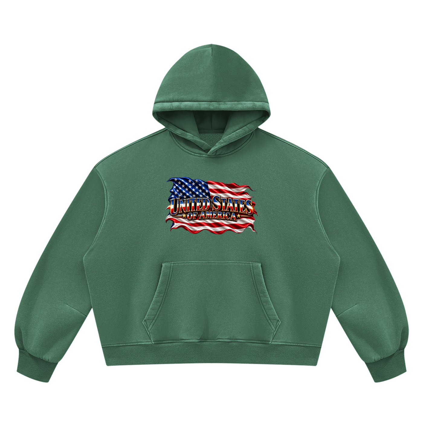 SHOPHOODIE UNITED STATES Vintage Wash Boxy Hoodie