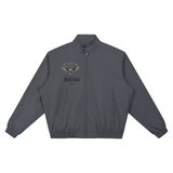 SHOPHOODIE® AMBITION DREAM ON Stand Collar Bomber Jacket — 290 GSM
