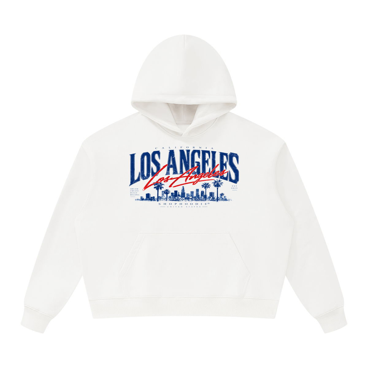 SHOPHOODIE® AVANT Los Angeles Hoodie Neutral Tones — top half of this complete set
