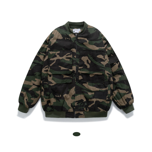 Themed Camouflage Couple Street Fashion Jacket Work Jacket