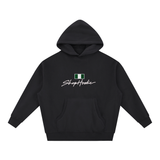 SHOPHOODIE® NIGERIA FLAG Oversized Boxy Fleece Hoodie — 345 GSM