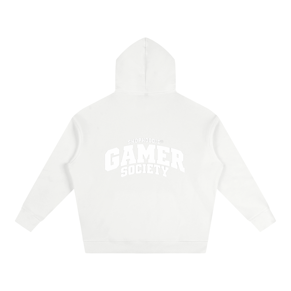 SHOPHOODIE® CAMPUS GAMER SOCIETY Oversized Fleece Hoodie — 350 GSM — view 42