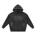 SHOPHOODIE Sunfade Two-way Zipper Boxy Fleece Hoodie