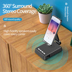 Support de bureau pour téléphone portable, diffuseur intelligent, enceinte Bluetooth sans fil, microphone HD, champ sonore puissant, support pour diffusion en direct