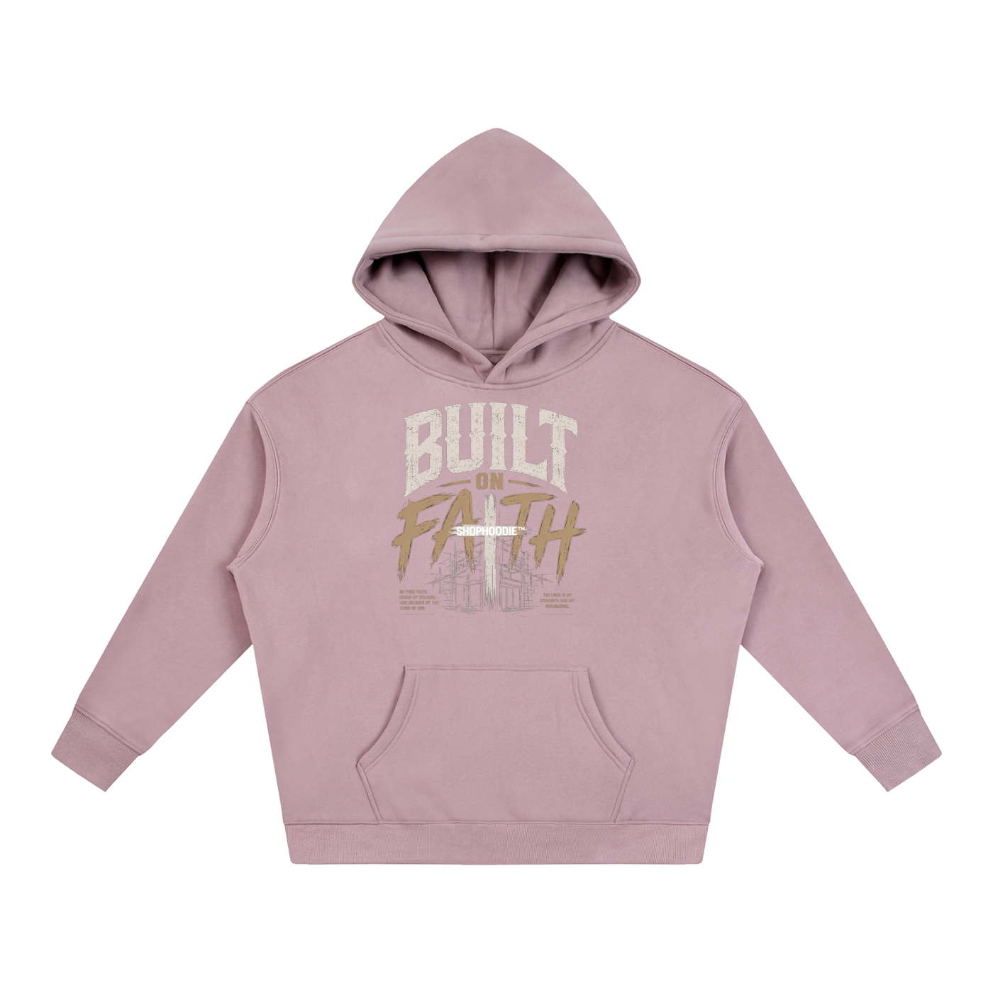 SHOPHOODIE®,Hoodies,Hoodie,SHOP HOODIE®,Built on faith,Christian hoodie