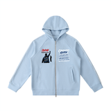 SHOPHOODIE® Coventry City Heavyweight Raglan Sleeve Zip Hoodie