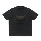 SHOPHOODIE EAGLE WINGS-LIVE YOUR BEST LIFE Masterpiece - Heavyweight Vintage Washed Frayed T-Shirt