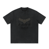 SHOPHOODIE® EAGLE WINGS — LIVE YOUR BEST LIFE Heavyweight Vintage T-Shirt — 430 GSM