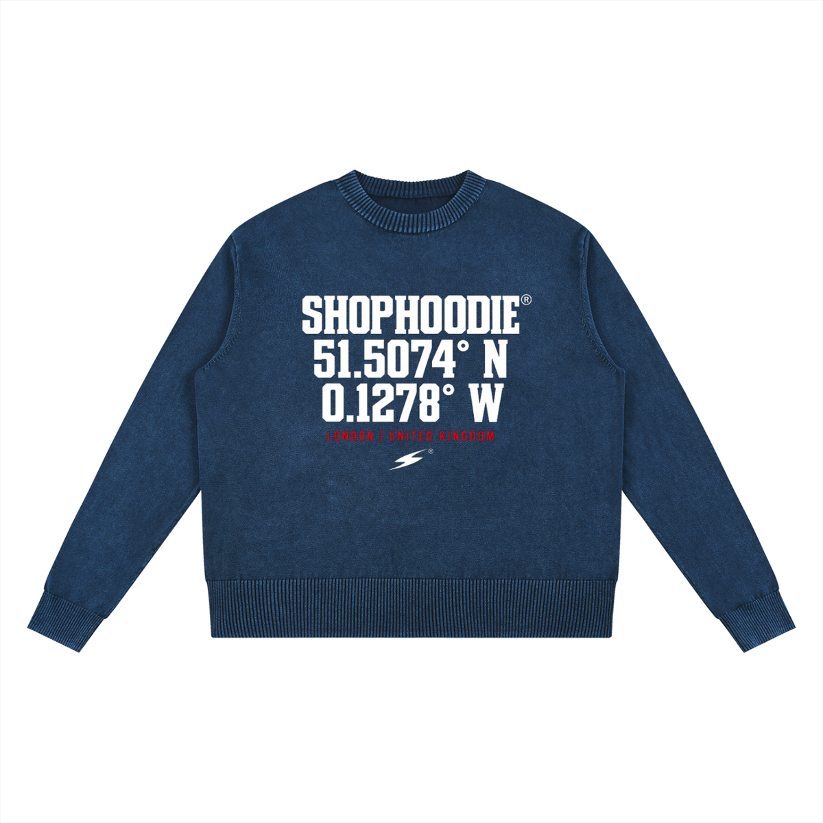 SHOPHOODIE® LONDON COORDINATE Mineral Wash Oversized Crewneck Sweatshirt — 285 GSM — product image 5