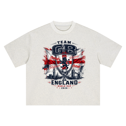 SHOPHOODIE® TEAM GB WORLD CUP 2026 BOXY OVERSIZED T-SHIRT