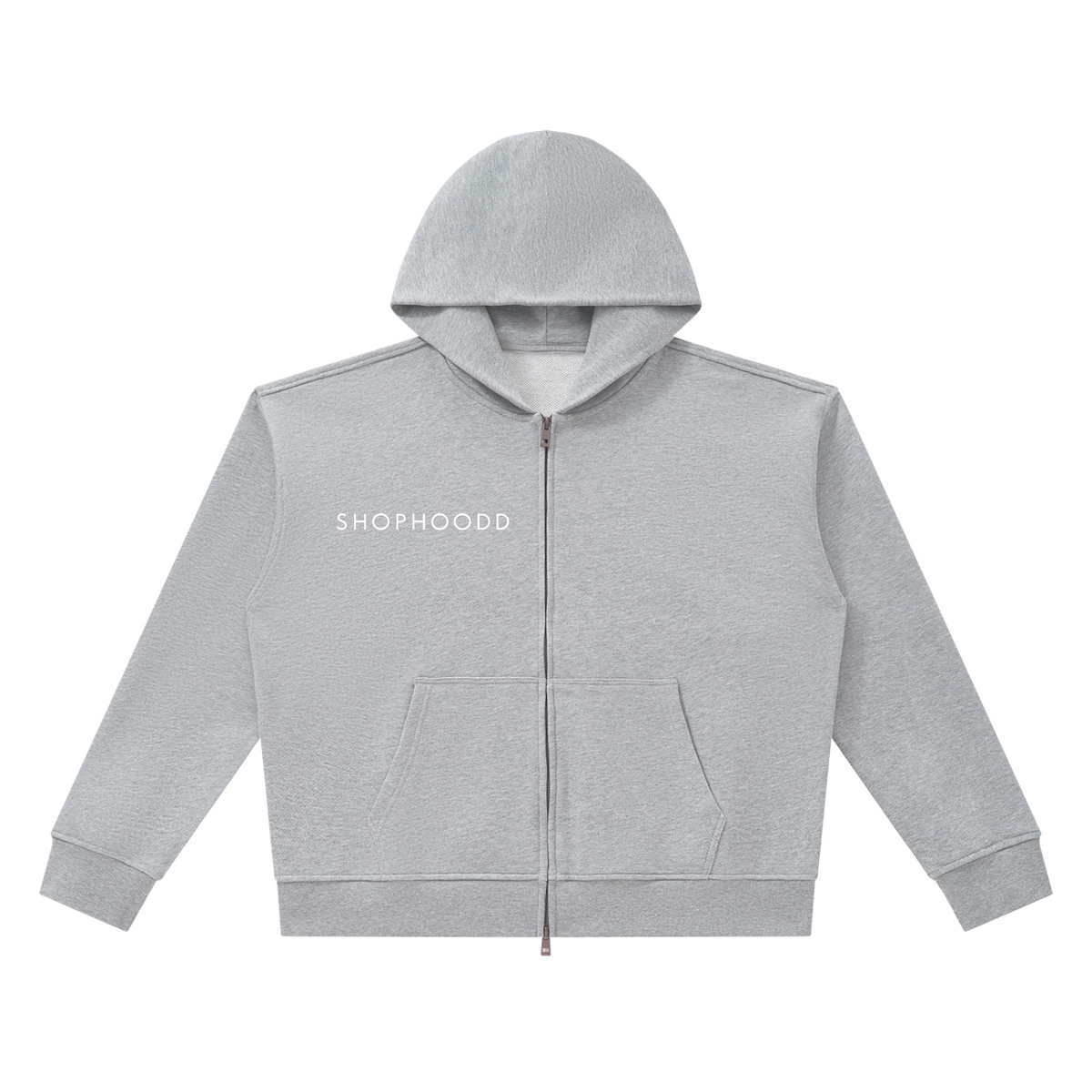 SHOPHOODIE® LONDON SHOPHOODD 420 GSM heavyweight boxy full-zip hoodie — product image 5
