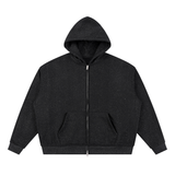 SHOPHOODIE® BLANK Diamond Main Unisex Sparkles Full-Zip Boxy Hoodie — 360 GSM